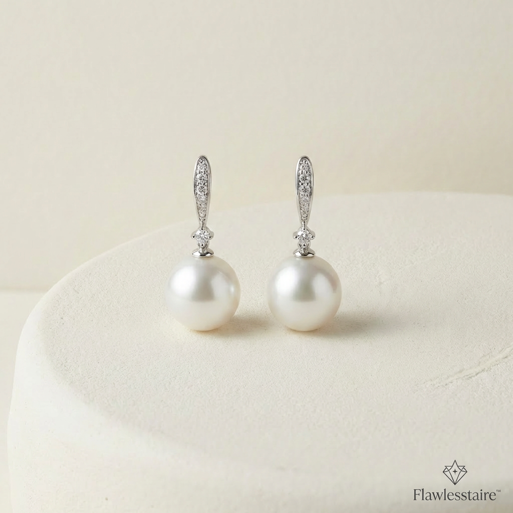 Flawlesstaire™ Aurora Pearl Drop Earrings