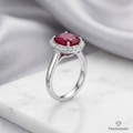 Flawlesstaire™ Crimson Halo Signature Ring