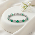 Flawlesstaire™ Verdant Lumina Link Bracelet